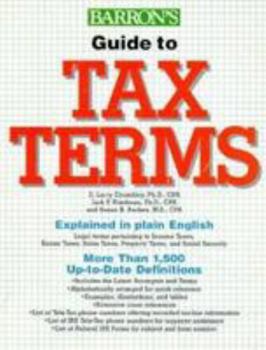 Paperback Guide to Tax Terms Book