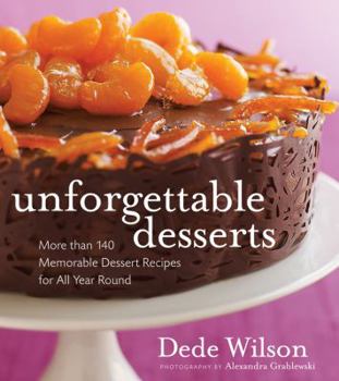 Hardcover Unforgettable Desserts Book