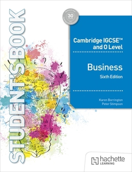 Paperback Cambridge IGCSE and O Level Business Sixth Edition Book