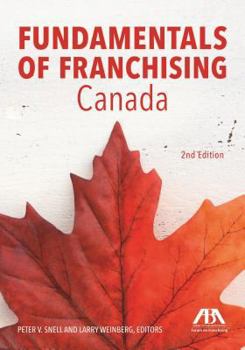 Paperback Fundamentals of Franchising--Canada Book