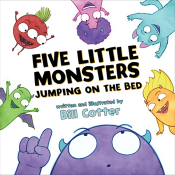 Board book Five Little Monsters Jumping on the Bed Book