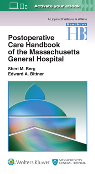 Paperback Postoperative Care Handbook of the Massachusetts General Hospital Book