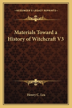Paperback Materials Toward a History of Witchcraft V3 Book