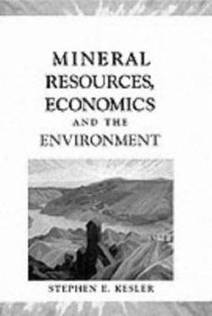 Paperback Mineral Resources: Economics & the Environment Book