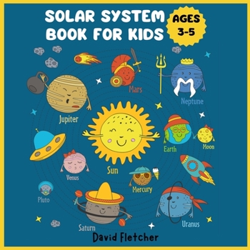 Paperback Solar System Book for Kids Ages 3-5: 8 Little Planets Book for Preschool and Kindergarten Book