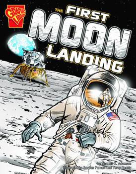 Hardcover The First Moon Landing Book