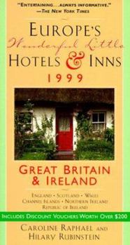 Paperback Europe's Wonderful Little Hotels & Inns: Great Britain and Ireland: 1999 Book