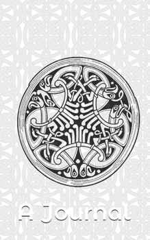 Celtic Lined Journal --Birds greyscale