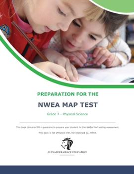 Paperback NWEA Map Test Preparation - Grade 7 Physical Science Book