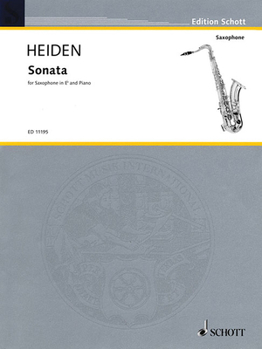 Paperback Sonata: For Alto Saxophone & Piano Book