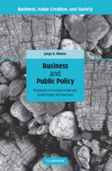 Business and Public Policy: Responses to Environmental and Social Protection Processes - Book  of the Business, Value Creation, and Society