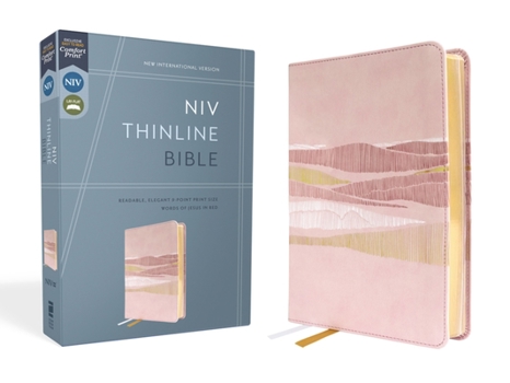 Imitation Leather Niv, Thinline Bible, Leathersoft, Pink, Red Letter, Comfort Print Book