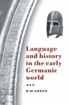 Paperback Language and History in the Early Germanic World Book