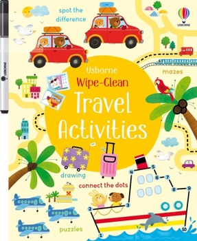 Paperback Wipe-Clean Travel Activities Book