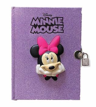 Hardcover Minnie Mouse: Squishy Glitter Diary (Disney) Book