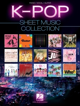 Paperback K-Pop Sheet Music Collection - 15 Songs Arranged for Piano/Vocal/Guitar Book