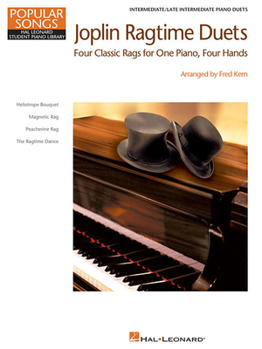 Paperback Joplin Ragtime Duets: Nfmc 2020-2024 Selection Hal Leonard Student Piano Library Intermediate - Level 5 1 Piano, 4 Hands Book