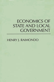 Paperback Economics of State and Local Government Book