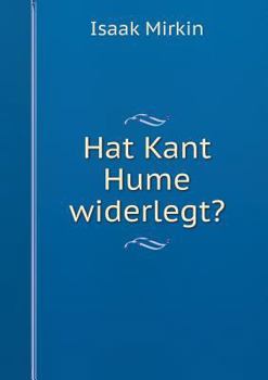 Paperback Hat Kant Hume widerlegt? [German] Book