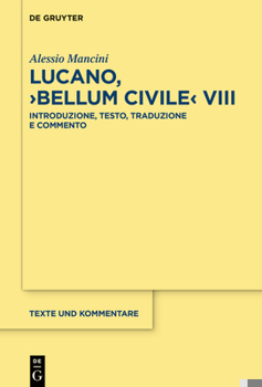 Hardcover Lucano, >Bellum Civile [Italian] Book