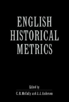 Hardcover English Historical Metrics Book
