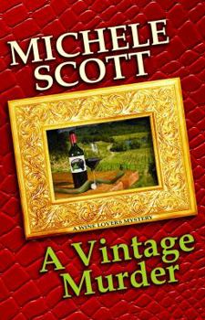 Hardcover A Vintage Murder [Large Print] Book