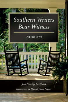 Hardcover Southern Writers Bear Witness: Interviews Book