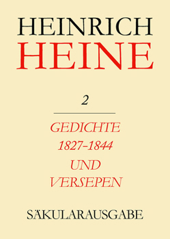 Hardcover Gedichte 1827-1844 Und Versepen [German] Book