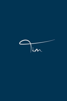 Paperback Tim: notebook with the name on the cover, notebook for notes, Journaling Book