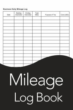 Mileage Log Book: IRS-Compliant Tracker for Business Vehicle Expense Log with Odometer and Trip Record for Tax-Deductible Miles