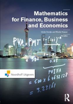 Paperback Mathematics for Finance, Business and Economics Book