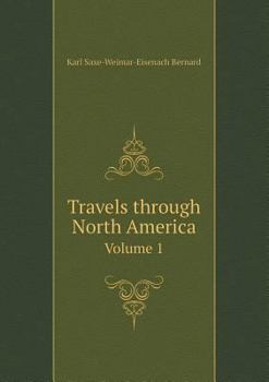 Paperback Travels through North America Volume 1 Book
