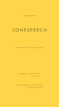 Paperback Lonespeech Book