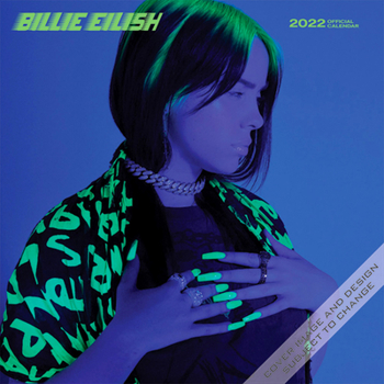 Billie Eilish OFFICIAL 2022 7 x 7 Inch Monthly Mini Wall Calendar, Music Pop Singer Songwriter Celebrity