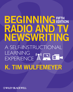 Paperback Beginning Radio TV Newswriting Book