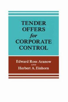Hardcover Tender Offers for Corporate Control Book