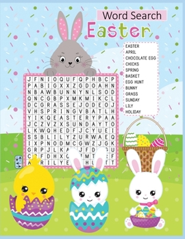 Paperback Easter word search: Easter Themed Holiday Puzzle Book