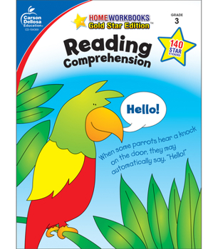 Paperback Reading Comprehension, Grade 3: Gold Star Edition Volume 16 Book