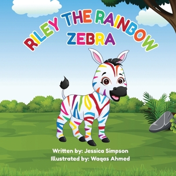 Paperback Riley the Rainbow Zebra Book