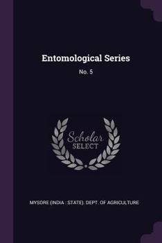 Paperback Entomological Series: No. 5 Book