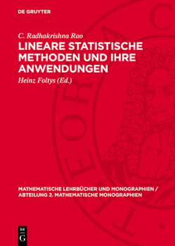 Lineare Statistische Methoden Und Ihre Anwendungen