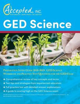 Paperback GED Science Preparation Study Guide 2018-2019: GED Science Workbook and Practice Test Questions for the GED Exam Book