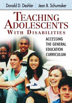 Hardcover Teaching Adolescents with Disabilities:: Accessing the General Education Curriculum Book