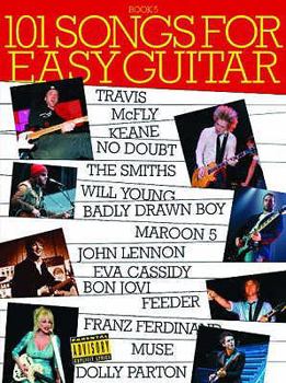 Paperback 101 Songs for Easy Guitar Book 5. Book
