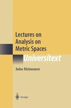 Hardcover Lectures on Analysis on Metric Spaces Book