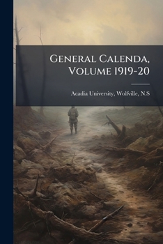 Paperback General Calenda, Volume 1919-20 Book