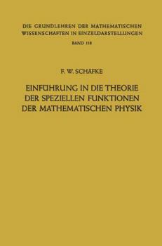 Hardcover Einfuhrung in Die Theorie Der Speziellen Funktionen Der Mathematischen Physik [German] Book