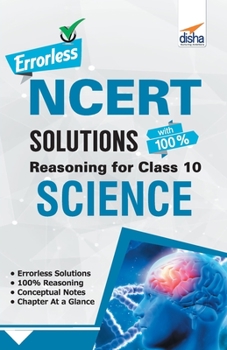Paperback Errorless NCERT Solutions with with 100% Reasoning for Class 10 Science Book