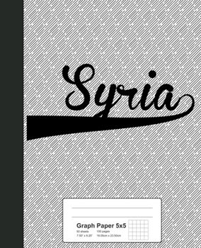 Paperback Graph Paper 5x5: SYRIA Notebook Book