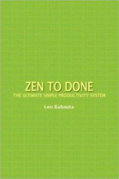 Paperback Zen to Done: The Ultimate Simple Productivity System Book